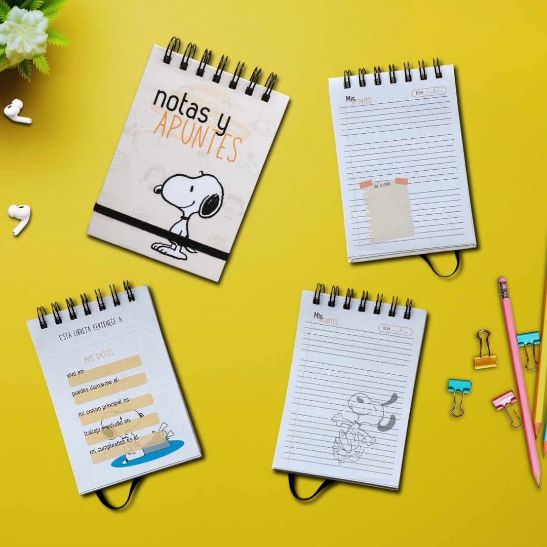 Snoopy Libreta de Notas Mini
