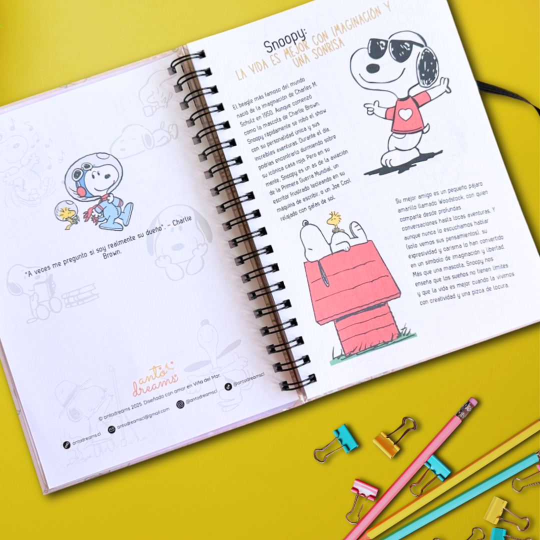 Snoopy Cuaderno de Apuntes