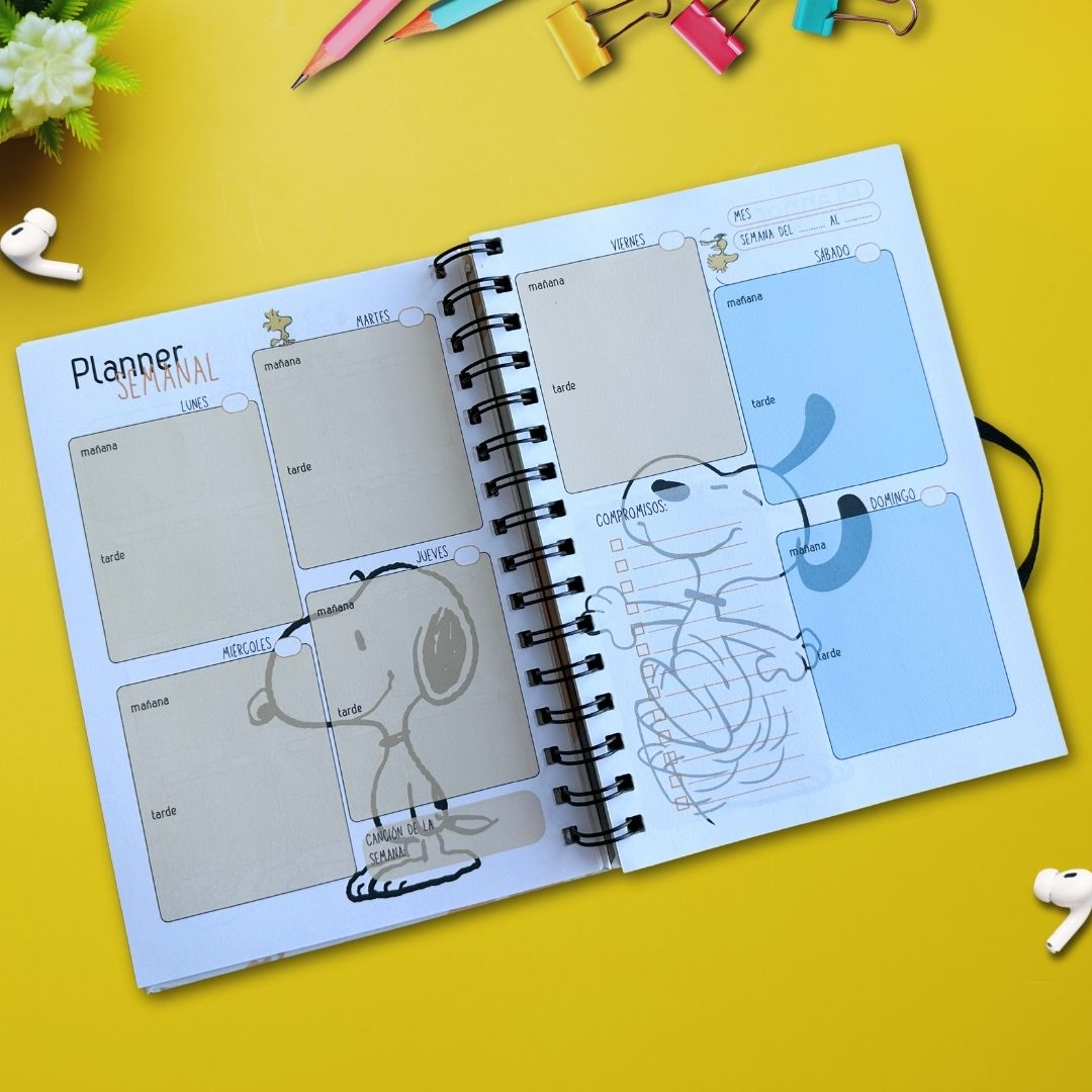 Snoopy Planner Semanal