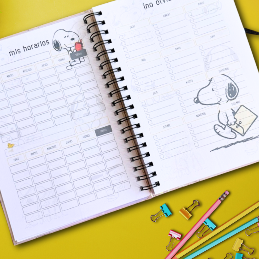 Snoopy Cuaderno de Apuntes